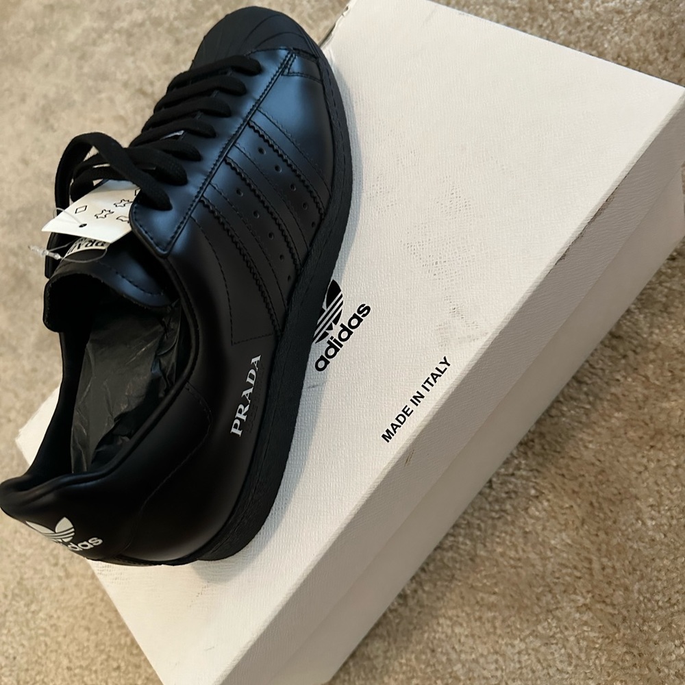 Prada x Superstar Adidas- Core Black - Picture 4 of 5